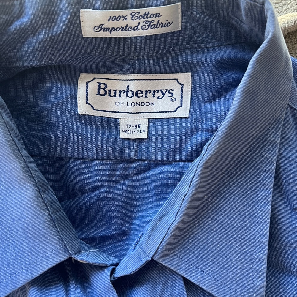 Burberry shirt.
